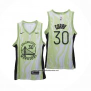 Camiseta Golden State Warriors Stephen Curry #30 Fashion Royalty Verde