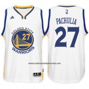 Camiseta Golden State Warriors Zaza Pachulia #27 Blanco