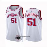 Camiseta Houston Rockets Boban Marjanovic #51 Ciudad 2023-24 Blanco