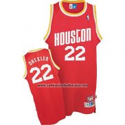Camiseta Houston Rockets Clyde Drexler #22 Rojo