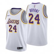 Camiseta Los Angeles Lakers Kobe Bryant Association #24 2018-19 Blanco