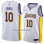 Camiseta Los Angeles Lakers Tyler Ennis #10 Association 2018 Blanco
