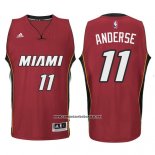 Camiseta Miami Heat Chris Anderse #11 Rojo