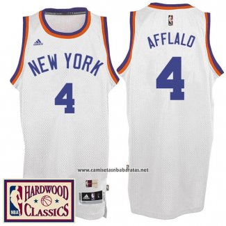 Camiseta New York Knicks Arron Afflalo #4 Retro Blanco
