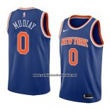 Camiseta New York Knicks Emmanuel Mudiay #0 Icon 2018 Azul