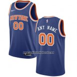 Camiseta New York Knicks Nike Personalizada 17-18 Azul