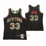 Camiseta New York Knicks Patrick Ewing #33 Mitchell & Ness 1991-92 Negro