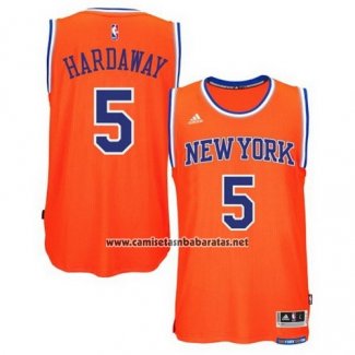 Camiseta New York Knicks Tim Hardaway #5 Naranja