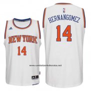 Camiseta New York Knicks Willy Hernangomez #14 Blanco