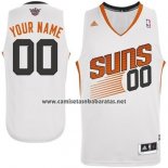 Camiseta Phoenix Suns Adidas Personalizada Blanco