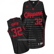 Camiseta Ranura Moda Los Angeles Clippers Blake Griffin #23 Negro