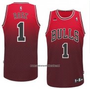 Camiseta Resonate Moda Chicago Bulls Derrick Rose #1 Rojo