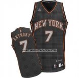 Camiseta Ritmo Moda New York Knicks Carmelo Anthony #7 Negro