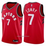 Camiseta Toronto Raptors Kyle Lowry #7 2017-18 Rojo