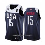 Camiseta USA Kemba Walker #15 2019 FIBA Basketball World Cup Azul