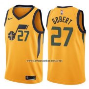 Camiseta Utah Jazz Rudy Gobert #27 Statement 2017-18 Amarillo