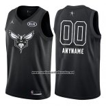 Camiseta All Star 2018 Charlotte Hornets Nike Personalizada Negro