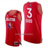 Camiseta All Star 2020 Western Conference Anthony Davis #3 Rojo