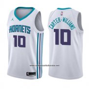 Camiseta Charlotte Hornets Michael Carter-Williams #10 Association 2017-18 Blanco
