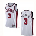 Camiseta Chicago Bulls Andre Drummond #3 Ciudad 2022-23 Blanco