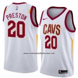 Camiseta Cleveland Cavaliers Billy Preston #20 Association 2018 Blanco