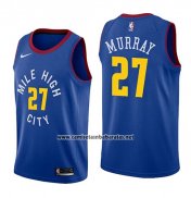 Camiseta Denver Nuggets Jamal Murray #27 Statement 2018-19 Azul