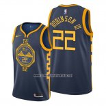 Camiseta Golden State Warriors Glenn Robinson III #22 Ciudad Azul