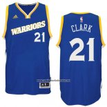Camiseta Golden State Warriors Ian Clark #21 Azul