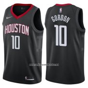 Camiseta Houston Rockets Eric Gordon #10 Statement 2017-18 Negro