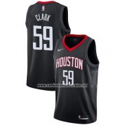 Camiseta Houston Rockets Gary Clark #59 Statement 2017-18 Negro