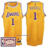 Camiseta Los Angeles Lakers D'Angelo Russell #1 Retro Amarillo