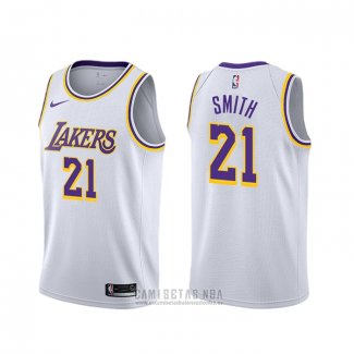 Camiseta Los Angeles Lakers J.r. Smith #21 Classic 2020 Blanco