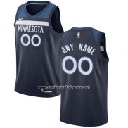 Camiseta Minnesota Timberwolves Nike Personalizada 17-18 Azul