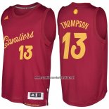 Camiseta Navidad 2016 Cleveland Cavaliers Tristan Thompson #13 Rojo