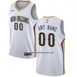 Camiseta New Orleans Pelicans Nike Personalizada 17-18 Blanco