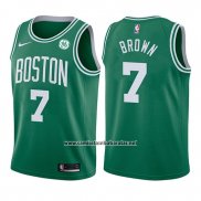Camiseta Nino Boston Celtics Jaylen Brown #7 Icon 2017-18 Verde