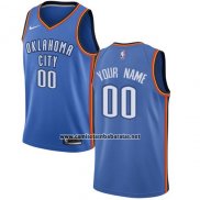Camiseta Oklahoma City Thunder Nike Personalizada 17-18 Azul