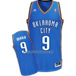 Camiseta Oklahoma City Thunder Serge Ibaka #9 Azul