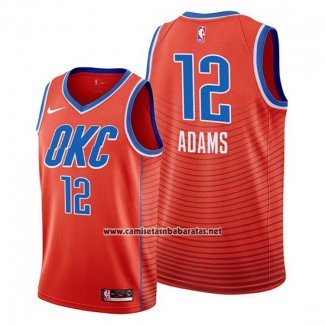 Camiseta Oklahoma City Thunder Steven Adams #12 Statement Naranja