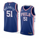 Camiseta Philadelphia 76ers Boban Marjanovic #51 Icon 2018 Azul