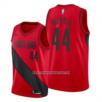 Camiseta Portland Trail Blazers Mario Hezonja #44 Statement Rojo