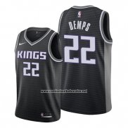Camiseta Sacramento Kings Cody Demps #22 Statement Negro