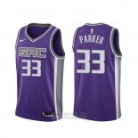 Camiseta Sacramento Kings Jabari Parker #33 Icon Violetan