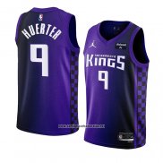 Camiseta Sacramento Kings Kevin Huerter #9 Statement 2023-24 Violeta