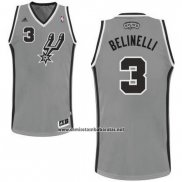 Camiseta San Antonio Spurs Marco Belinelli #3 Gris