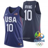 Camiseta USA 2016 Kyrie Irving #10 Azul