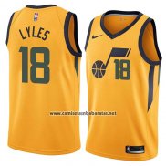 Camiseta Utah Jazz Jairus Lyles #18 Statement 2018 Amarillo