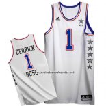 Camiseta All Star 2015 Derrick Rose #1 Blanco