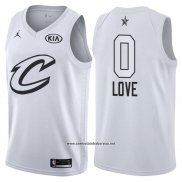 Camiseta All Star 2018 Cleveland Cavaliers Kevin Love #0 Blanco