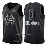 Camiseta All Star 2018 Detroit Pistons Andre Drummond #0 Negro